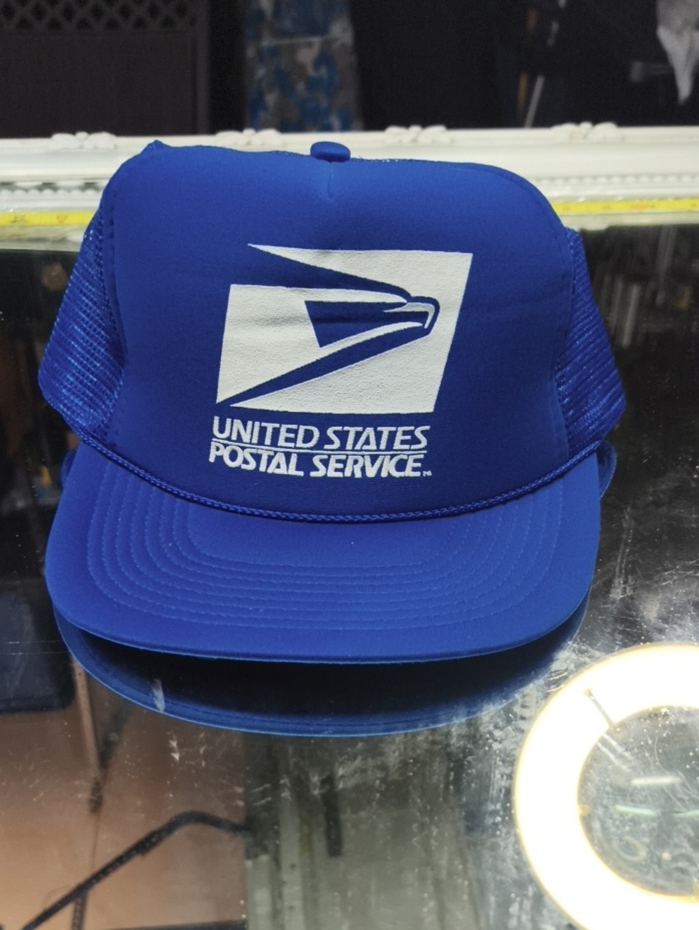 Blue  United States postal service Trucker Hat - Official Logo. Excellent cond.